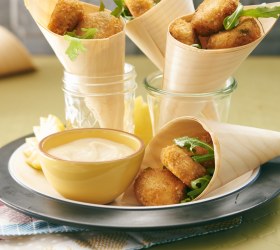 Salmon Croquettes With Lemon Aioli